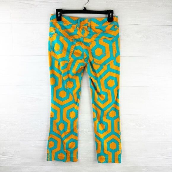 Loudmouth South Beach Print Mid-Rise Golf Pants - Picture 4 of 7